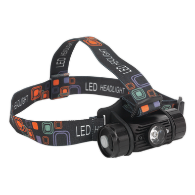 Sealey - Rechargeable Head Torch 5W CREE XPG LED Auto-Sensor