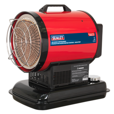 Sealey - Infrared Paraffin/Kerosene/Diesel Heater 20.5kW 230V