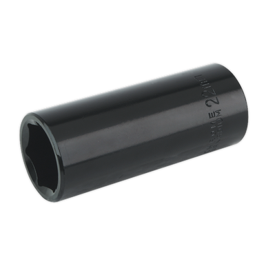 Sealey - Impact Socket 22mm Deep 1/2inchSq Drive