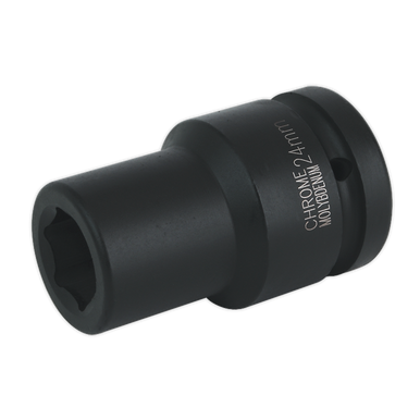 Sealey - Impact Socket 24mm Deep 1inchSq Drive
