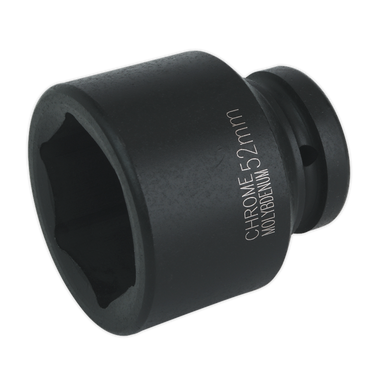 Sealey - Impact Socket 52mm 1inchSq Drive