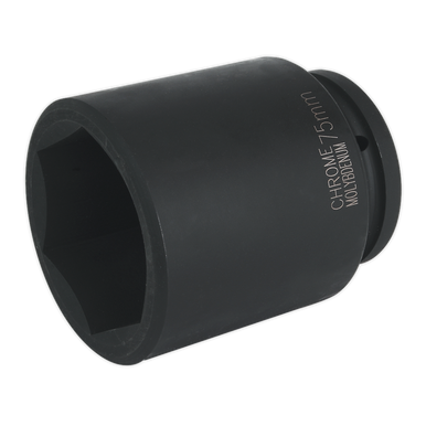 Sealey - Impact Socket 75mm Deep 1inchSq Drive