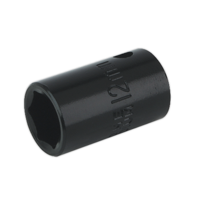 Sealey - Impact Socket 12mm 3/8inchSq Drive
