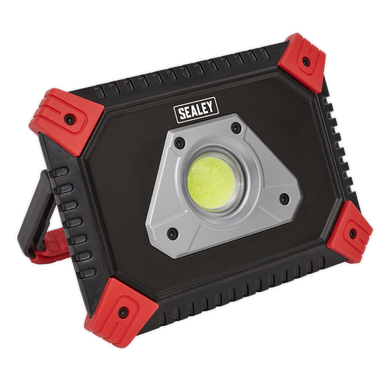 Sealey - Rechargeable Portable Floodlight plus Power Bank 20W COB LED