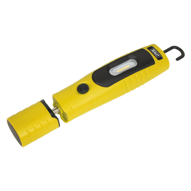 Sealey - Rechargeable 360Deg Inspection Lamp 7 SMD plus 3W LED Yellow Lithium-ion