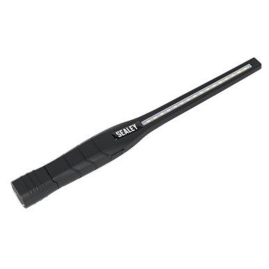 Sealey - Rechargeable 360Deg Slim Inspection Lamp 16 SMD LED plus 1W LED Black Lithium-ion