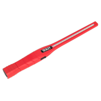 Sealey - Rechargeable 360Deg Slim Inspection Lamp 16 SMD LED plus 1W LED Red Lithium-ion