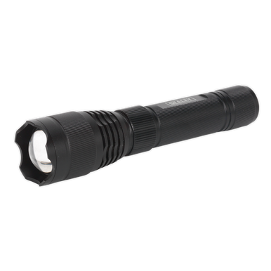 Sealey - Aluminium Torch 10W CREE XPL LED Adjustable Focus Rechargeable with USB Port