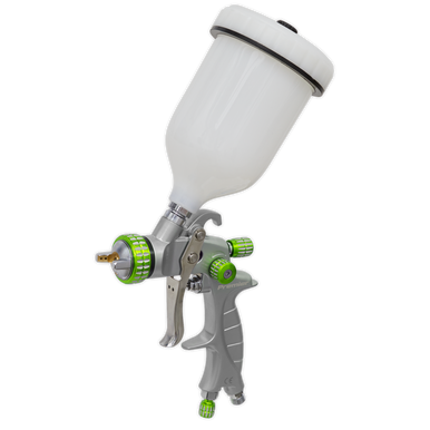 Sealey - LVLP Gravity Feed Spray Gun 1.4mm Set-Up