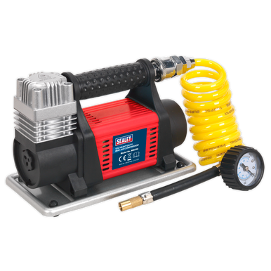 Sealey - Tyre Inflator/Mini Air Compressor 12V Heavy-Duty