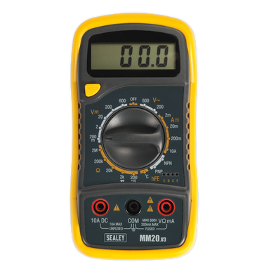 Sealey - Digital Multimeter 8-Function with Thermocouple
