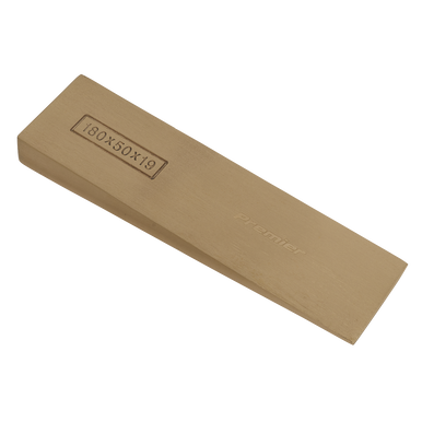 Sealey - Wedge 180 x 50 x 19mm Non-Sparking