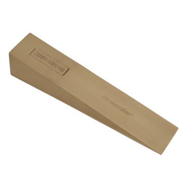 Sealey - Wedge 200 x 40 x 40mm Non-Sparking
