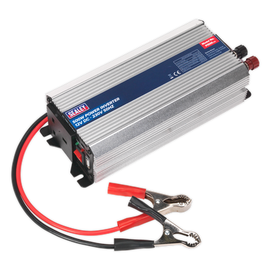 Sealey - Power Inverter 500W 12V DC 230V 50Hz