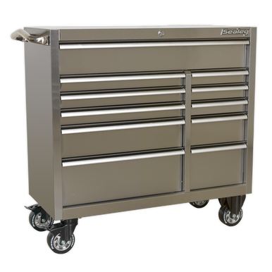 Sealey - Rollcab 11 Drawer 1055mm Stainless Steel Heavy-Duty