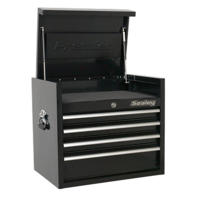 Sealey - Topchest 4 Drawer 660mm Heavy-Duty Black