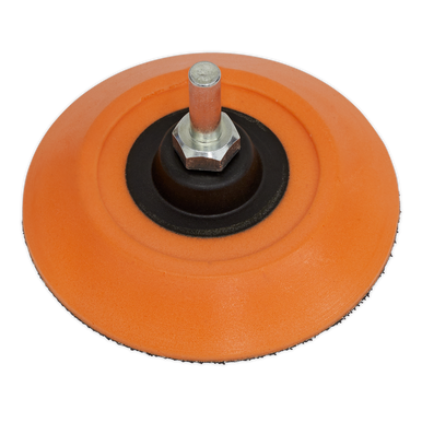 Sealey - Hook-and-Loop Backing Pad Dia75mm 6mm Shaft