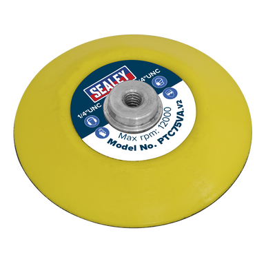 Sealey - Hook-and-Loop Backing Pad Dia71mm 1/4inchUNC