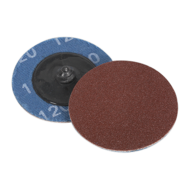Sealey - Quick-Change Sanding Disc Dia50mm 120Grit Pack of 10