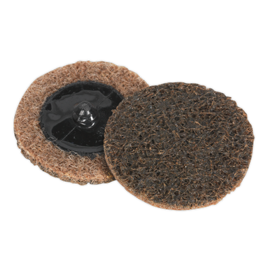 Sealey - Quick-Change Preparation Pad Dia50mm Coarse Pack of 10