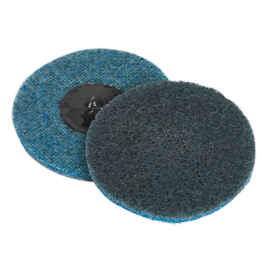 Sealey - Quick-Change Preparation Pad Dia75mm Fine Pack of 10