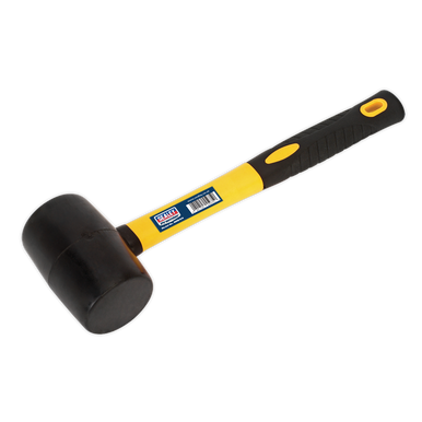 Sealey - Rubber Mallet 1lb with Fibreglass Shaft