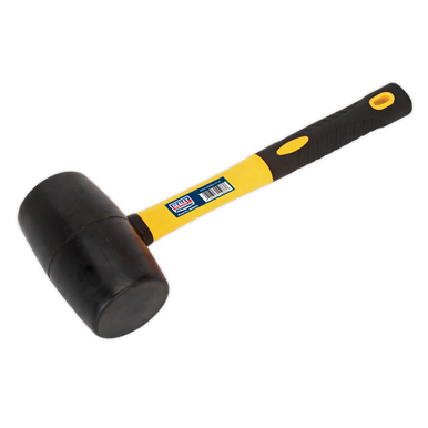 Sealey - Rubber Mallet 2lb with Fibreglass Shaft
