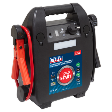 Sealey - RoadStart Emergency Jump Starter 12/24V 6L 8 Cylinder
