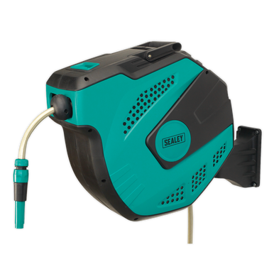 Sealey - Auto-Rewind Control Garden Hose Reel 30m