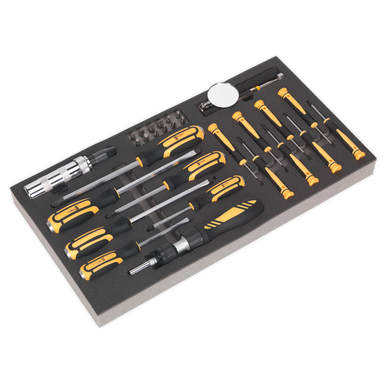 Sealey - Tool Tray with Screwdriver Set 36pc