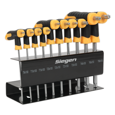 Sealey - TRX-Star Key Set 10pc T-Handle