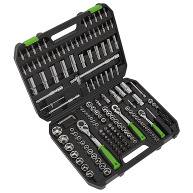 Sealey - Socket Set 171pc 1/4inch 3/8inch and 1/2inchSq Drive WallDrive Metric