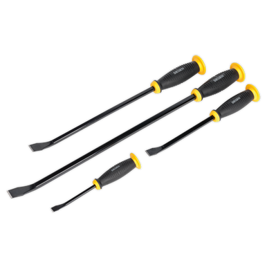 Sealey - Pry Bar Set with Hammer Cap 4pc