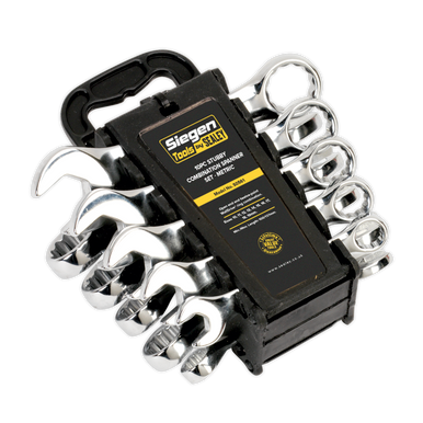 Sealey - Combination Spanner Set 10pc Stubby Metric S0561
