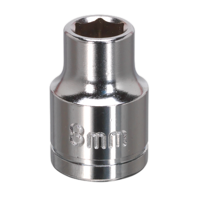Sealey - WallDrive Socket 8mm 3/8inchSq Drive