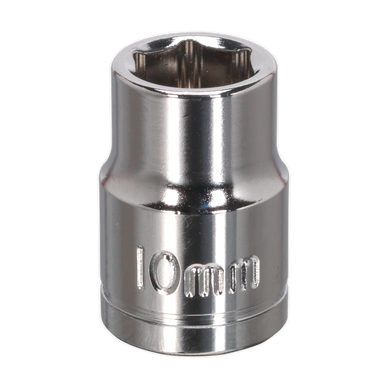 Sealey - WallDrive Socket 10mm 3/8inchSq Drive