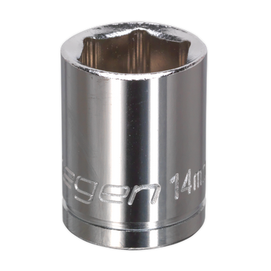 Sealey - WallDrive Socket 14mm 3/8inchSq Drive