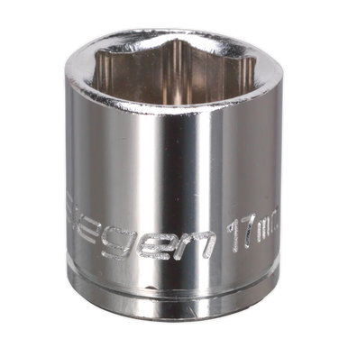 Sealey - WallDrive Socket 17mm 3/8inchSq Drive