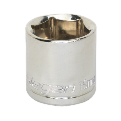 Sealey - WallDrive Socket 19mm 3/8inchSq Drive