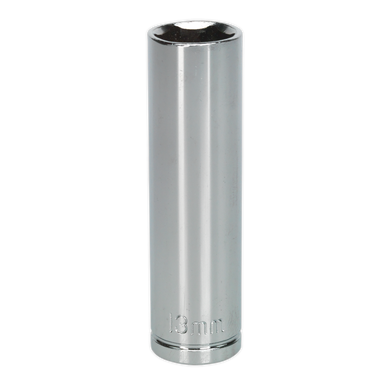 Sealey - WallDrive Socket 13mm Deep 3/8inchSq Drive
