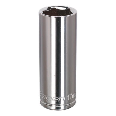 Sealey - WallDrive Socket 17mm Deep 3/8inchSq Drive