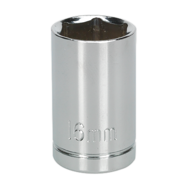 Sealey - WallDrive Socket 16mm 1/2inchSq Drive