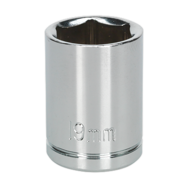 Sealey - WallDrive Socket 19mm 1/2inchSq Drive