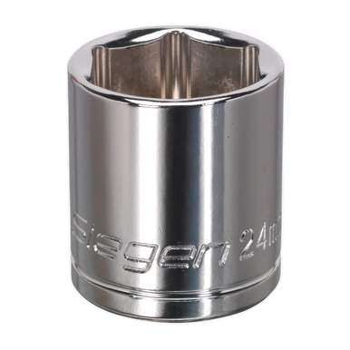 Sealey - WallDrive Socket 24mm 1/2inchSq Drive