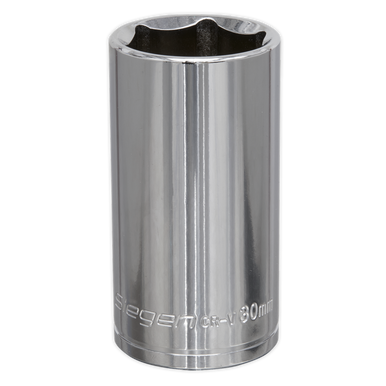 Sealey - WallDrive Socket 30mm Deep 1/2inchSq Drive
