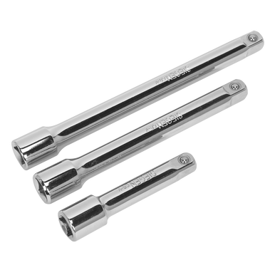 Sealey - Extension Bar Set 3pc 3/8inchSq Drive S0719