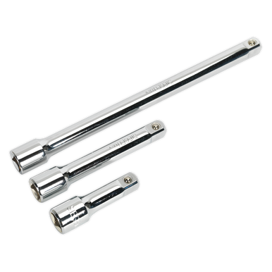 Sealey - Extension Bar Set 3pc 1/2inchSq Drive S0720