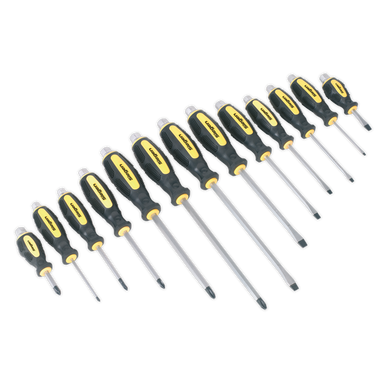 Sealey - Screwdriver Set 13pc Hammer-Thru