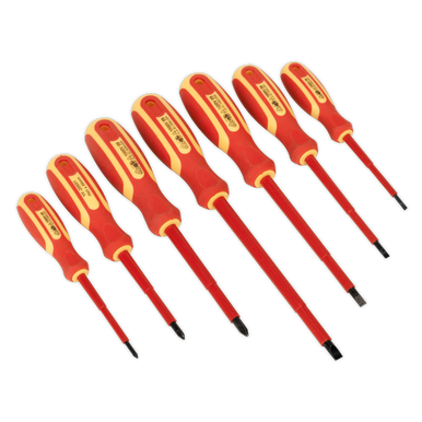 Sealey - Screwdriver Set 7pc Electrician's VDE Approved