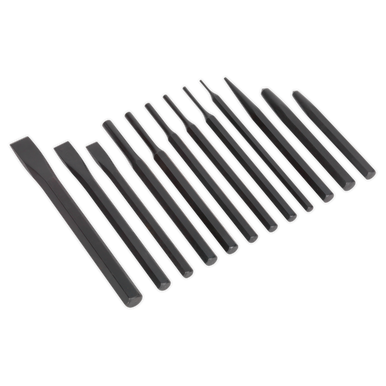 Sealey - Punch and Chisel Set 12pc S0802